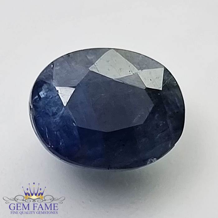 Blue Sapphire 2.97ct (Neelam) Gemstone Madagascar