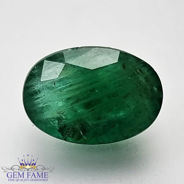 Emerald 3.37ct (Panna) Gemstone Zambian