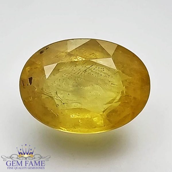 Yellow Sapphire 6.22ct Natural Gemstone Thailand