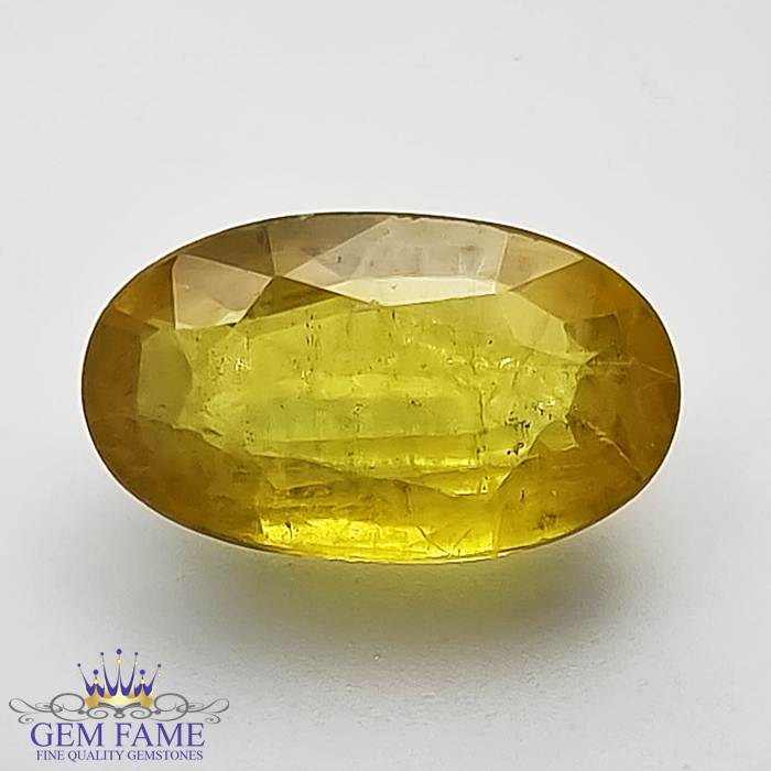 Yellow Sapphire 3.80ct Natural Gemstone Thailand