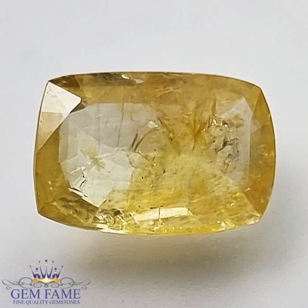 Yellow Sapphire 4.41ct (Pukhraj) Stone Ceylon