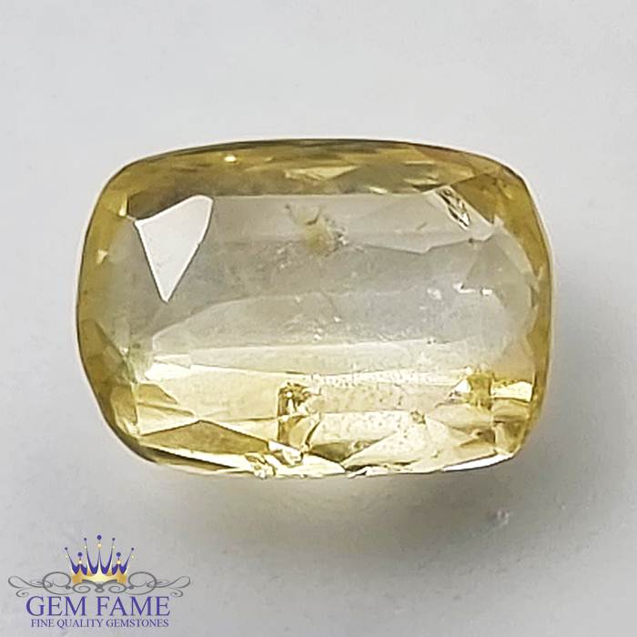 Yellow Sapphire 3.04ct (Pukhraj) Stone Ceylon