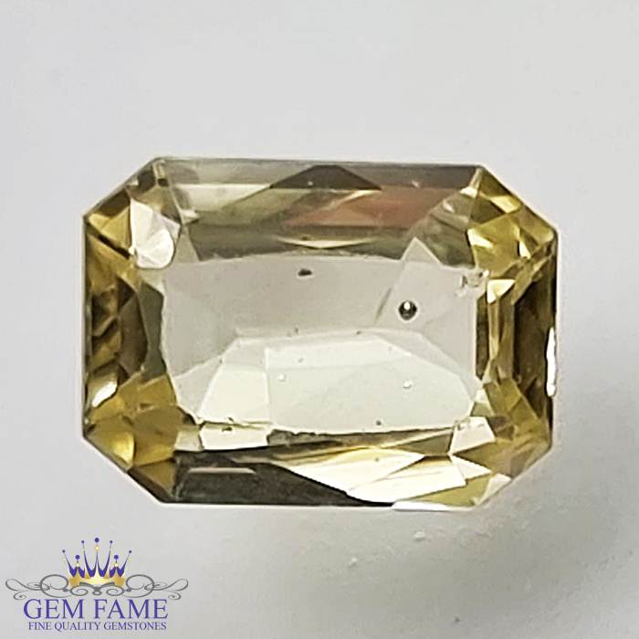 Yellow Sapphire 1.29ct (Pukhraj) Stone Ceylon