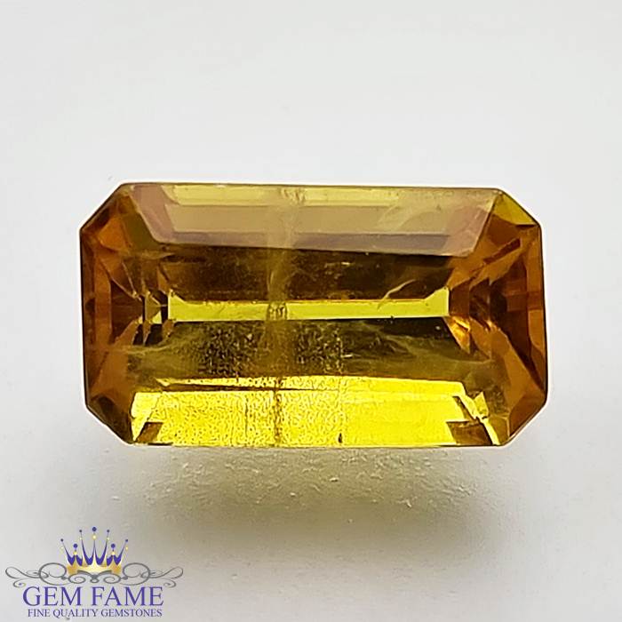 Yellow Sapphire 3.40ct Natural Gemstone Thailand