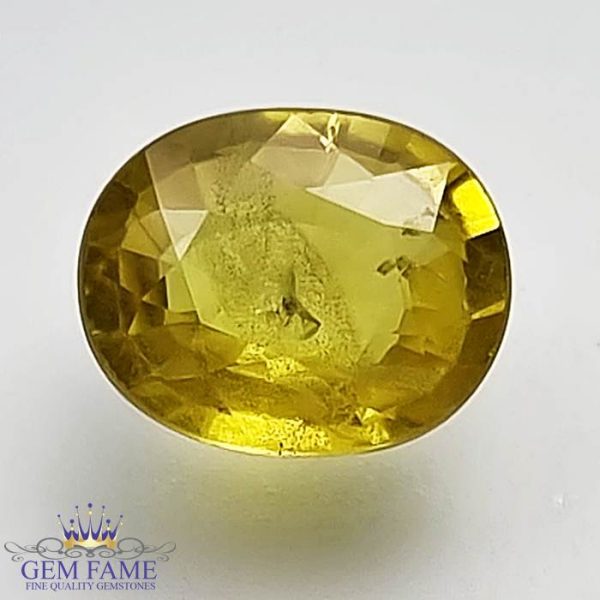 Yellow Sapphire 2.24ct Natural Gemstone Thailand