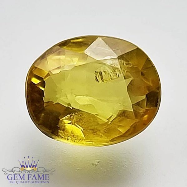 Yellow Sapphire 2.82ct Natural Gemstone Thailand
