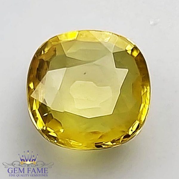 Yellow Sapphire 1.39ct Natural Gemstone Thailand