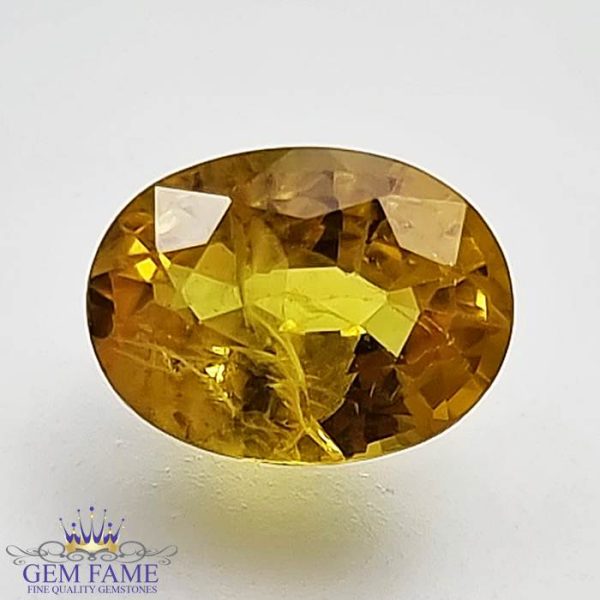 Yellow Sapphire 2.01ct Natural Gemstone Thailand