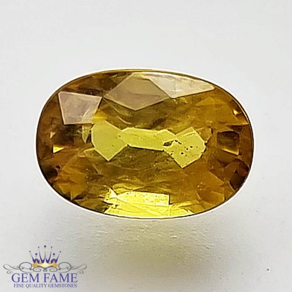 Yellow Sapphire 1.56ct Natural Gemstone Thailand