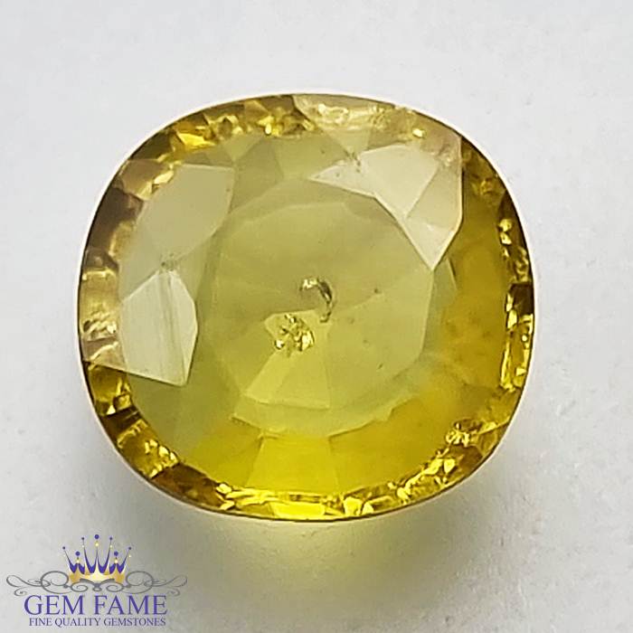 Yellow Sapphire 2.07ct Natural Gemstone Thailand