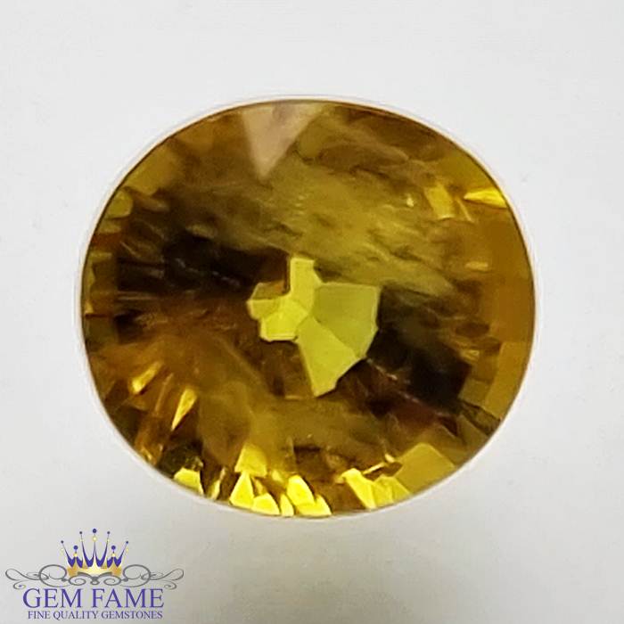 Yellow Sapphire 1.56ct Natural Gemstone Thailand