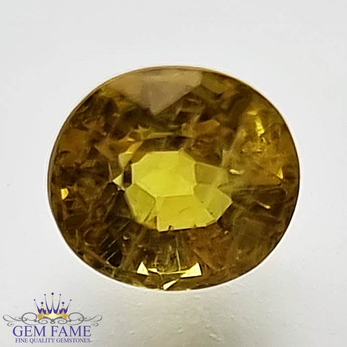 Yellow Sapphire 1.65ct Natural Gemstone Thailand