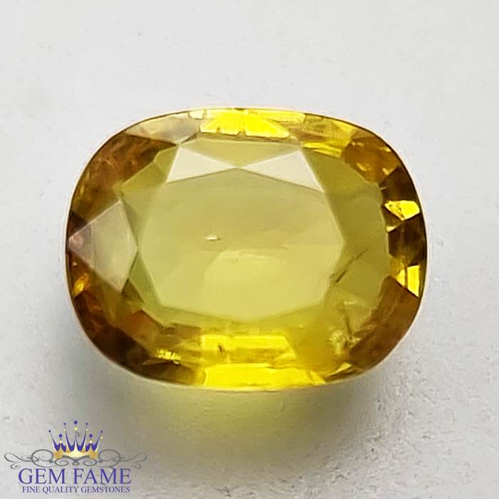 Yellow Sapphire 1.52ct Natural Gemstone Thailand
