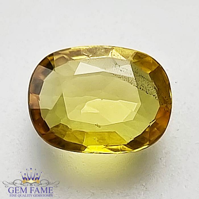 Yellow Sapphire 1.40ct Natural Gemstone Thailand