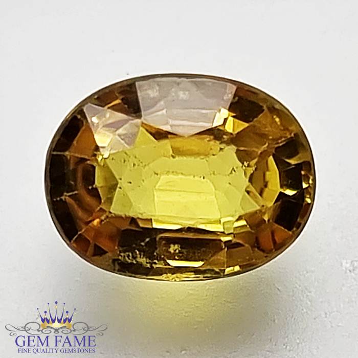 Yellow Sapphire 1.61ct Natural Gemstone Thailand
