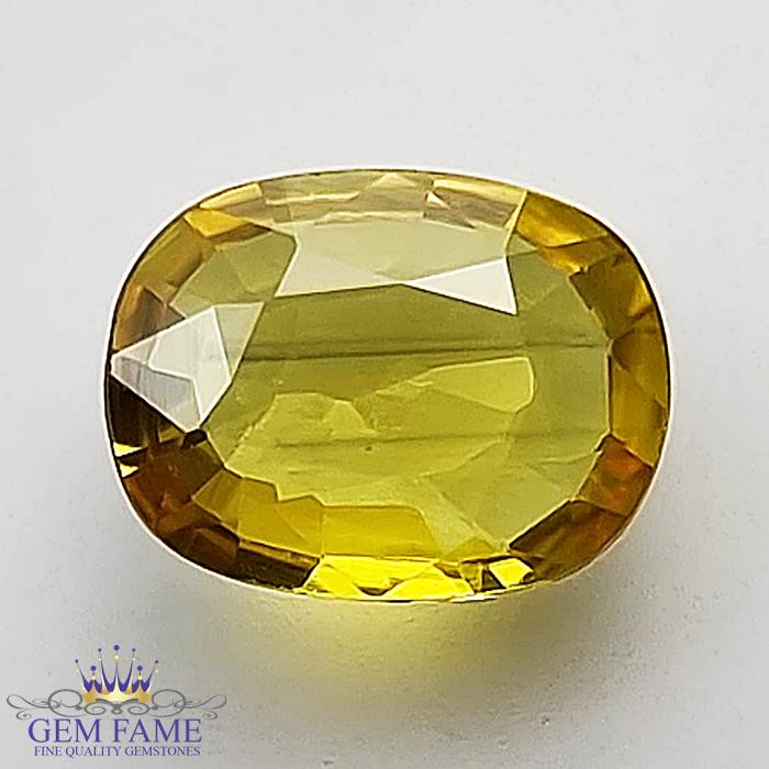 Yellow Sapphire 1.43ct Natural Gemstone Thailand