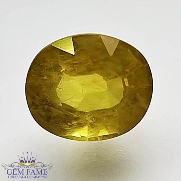 Yellow Sapphire 2.47ct Natural Gemstone Thailand