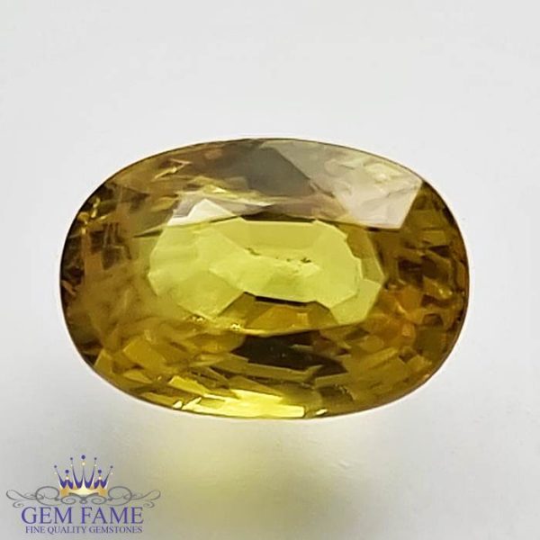 Yellow Sapphire 1.88ct Natural Gemstone Thailand