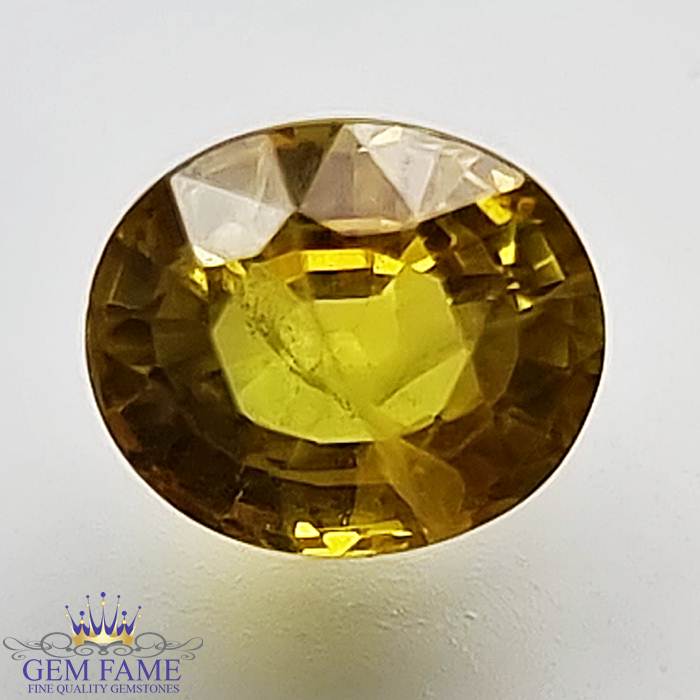 Yellow Sapphire 1.47ct Natural Gemstone Thailand