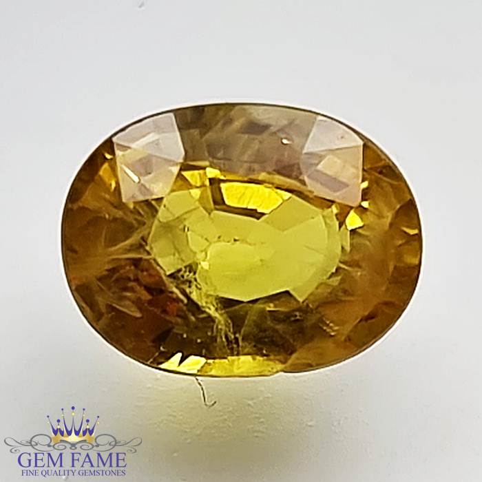 Yellow Sapphire 1.51ct Natural Gemstone Thailand