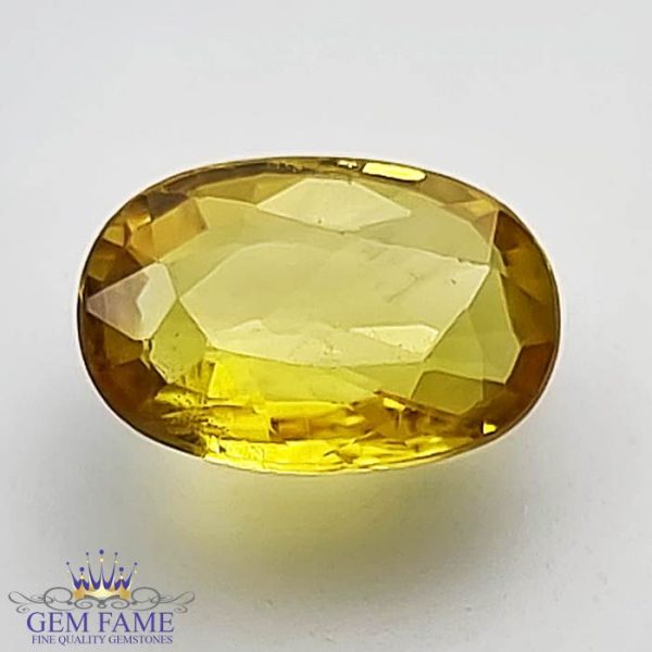 Yellow Sapphire 1.31ct Natural Gemstone Thailand
