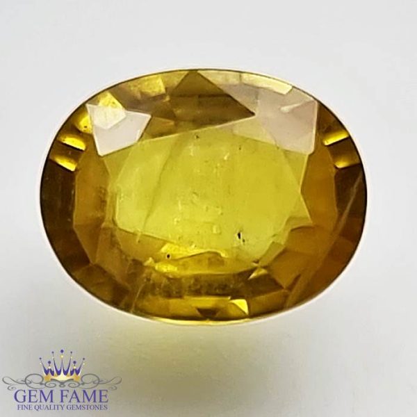 Yellow Sapphire 1.95ct Natural Gemstone Thailand