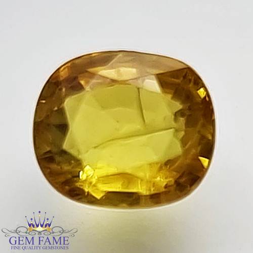 Yellow Sapphire 1.18ct Natural Gemstone Thailand