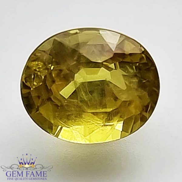 Yellow Sapphire 1.73ct Natural Gemstone Thailand