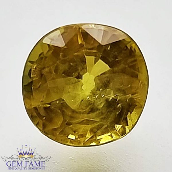 Yellow Sapphire 2.07ct Natural Gemstone Thailand