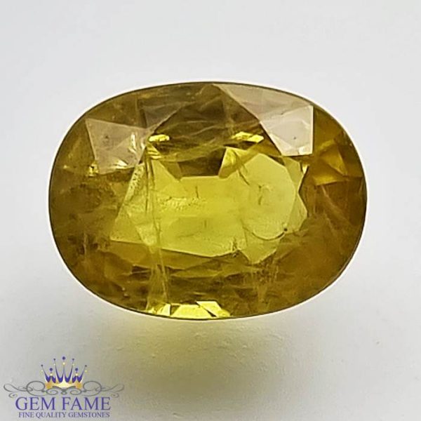 Yellow Sapphire 2.26ct Natural Gemstone Thailand