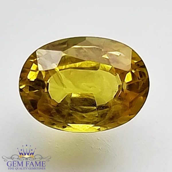 Yellow Sapphire 1.35ct Natural Gemstone Thailand
