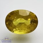 Yellow Sapphire 2.12ct Natural Gemstone Thailand