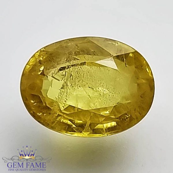 Yellow Sapphire 2.69ct Natural Gemstone Thailand