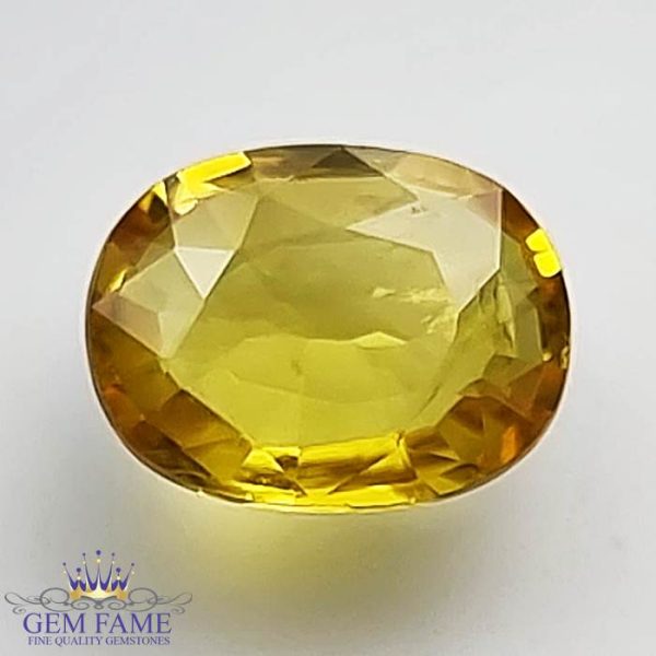 Yellow Sapphire 1.44ct Natural Gemstone Thailand