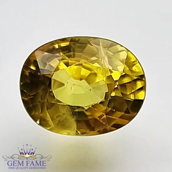 Yellow Sapphire 1.92ct Natural Gemstone Thailand