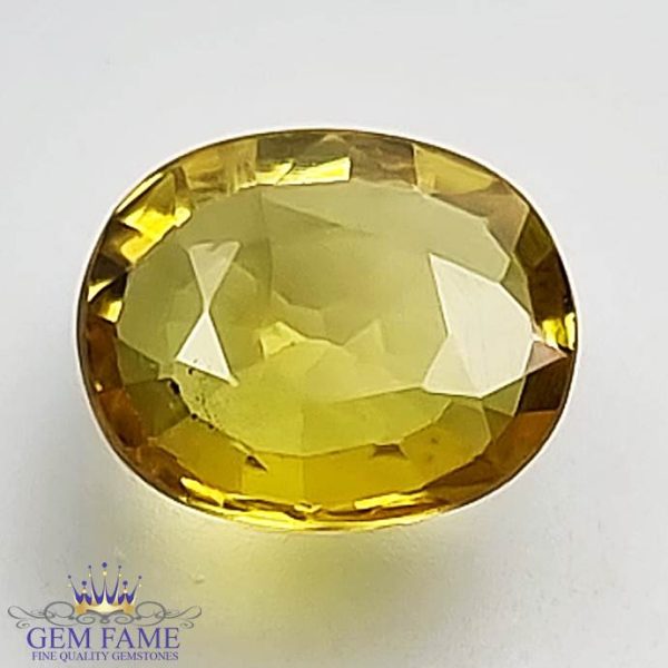 Yellow Sapphire 1.20ct Natural Gemstone Thailand