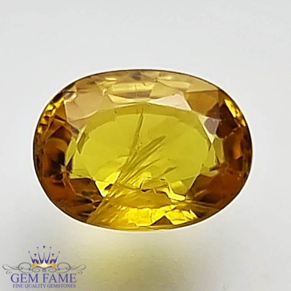 Yellow Sapphire 1.82ct Natural Gemstone Thailand