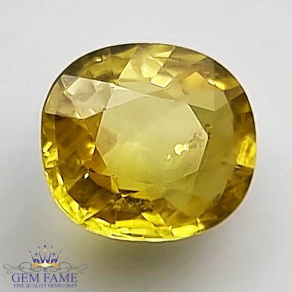 Yellow Sapphire 1.62ct Natural Gemstone Thailand