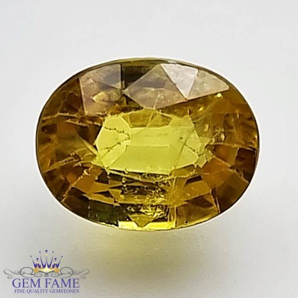 Yellow Sapphire 1.69ct Natural Gemstone Thailand
