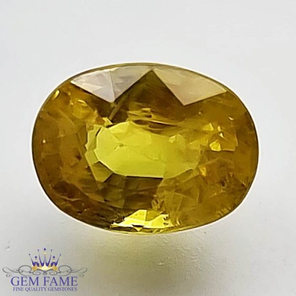 Yellow Sapphire 1.90ct Natural Gemstone Thailand