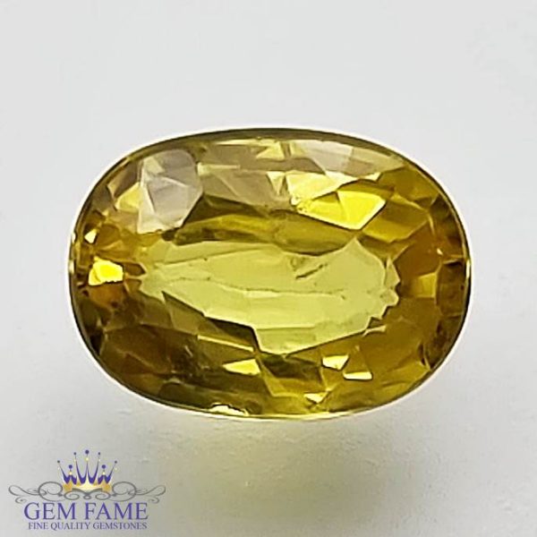 Yellow Sapphire 1.19ct Natural Gemstone Thailand