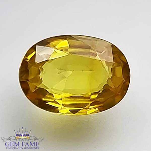 Yellow Sapphire 1.40ct Natural Gemstone Thailand