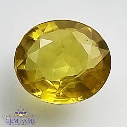Yellow Sapphire 1.38ct Natural Gemstone Thailand