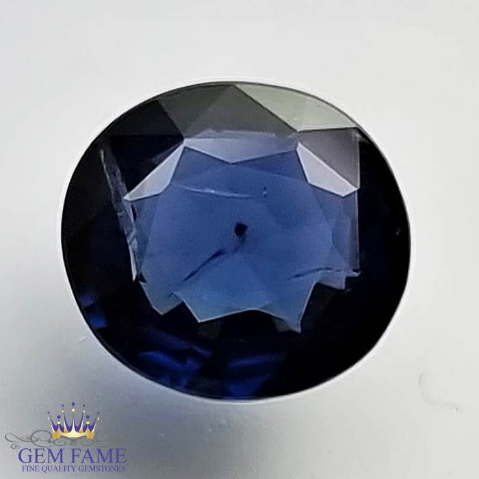 Blue Sapphire 2.01ct (Neelam) Gemstone Ceylon