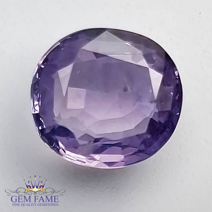 Purple Sapphire 2.17ct (Neelam) Gemstone Ceylon