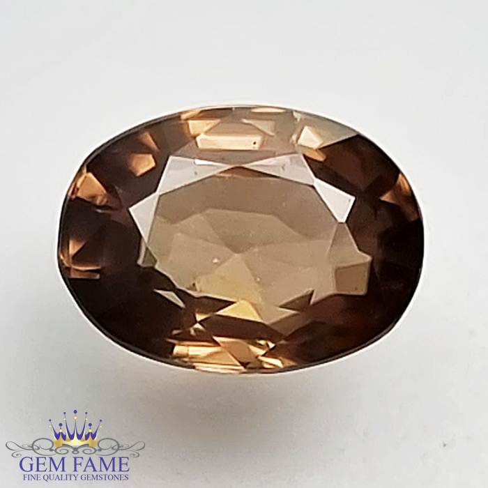 Brown Zircon 5.62ct Natural Gemstone Ceylon