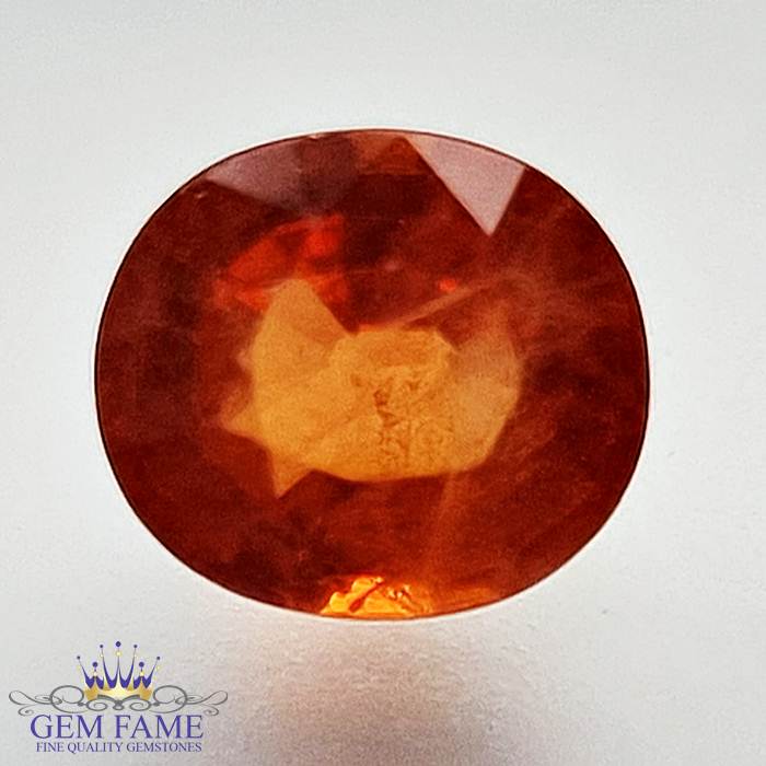 Orange Sapphire 2.99ct Gemstone Ceylon
