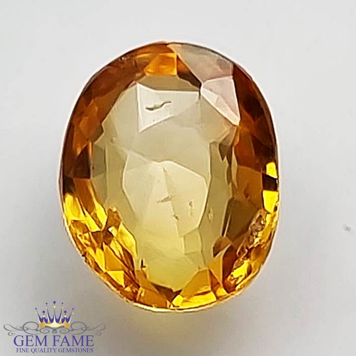 Orange Sapphire 1.39ct Gemstone Ceylon