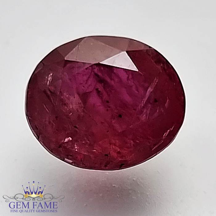 Ruby (Manik) 2.69ct Gemstone Afghanistan