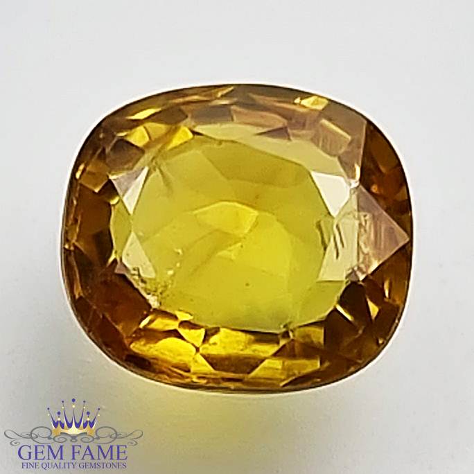 Yellow Sapphire 1.35ct Natural Gemstone Thailand